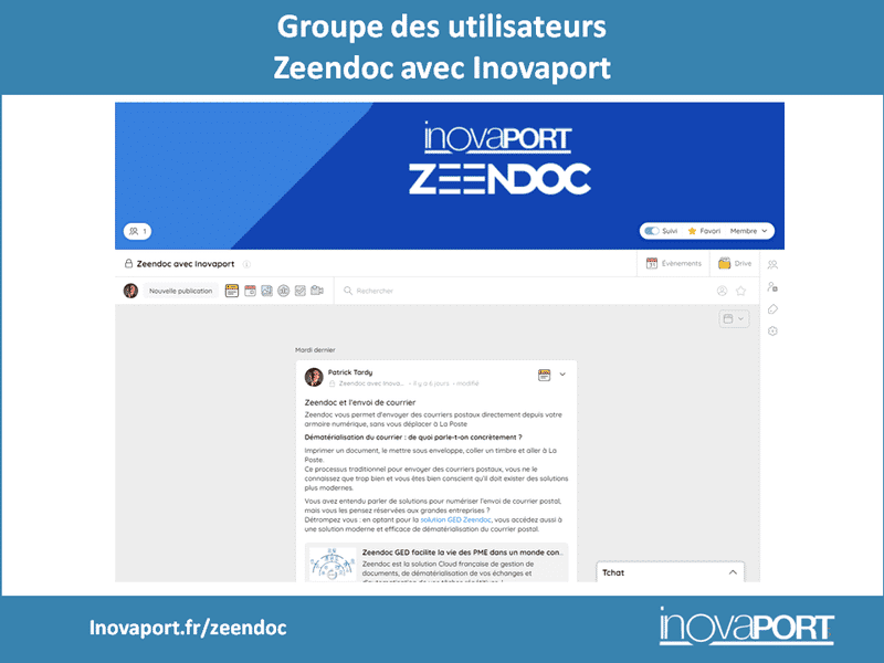Innover pour acccompagner - Groupe Zeendoc avec Inovaport