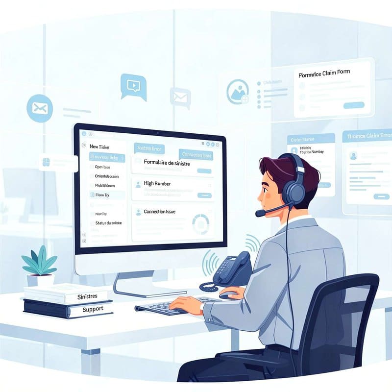 Voxinia filtre les appels entrants et ctrèè des tickets de support